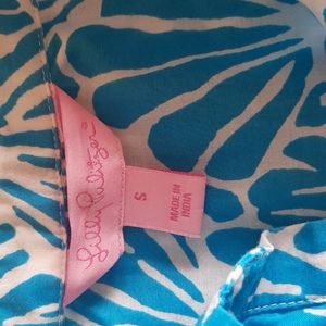 Lightweigh, roll sleeve tunic/beach cover-up